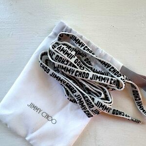 NIB JIMMY CHOO SHOELACES 🖤